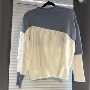 Oversized two toned sweater